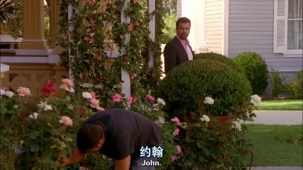 He stops at the bottom of the steps, and looks sideways to John.jpg