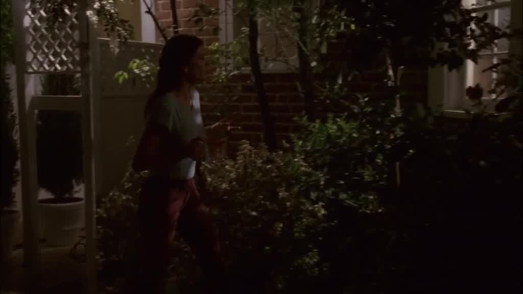 Hearing music, she walks in.jpg