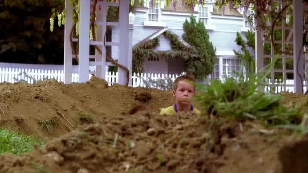 The boys heads pop up over the edge of the hole.jpg