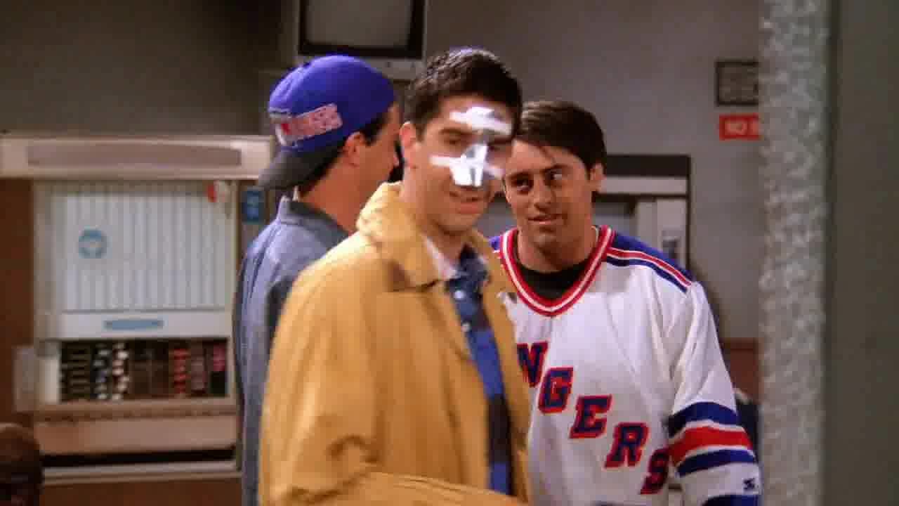 He is wearing a piece of steel bandaged to his nose.jpg