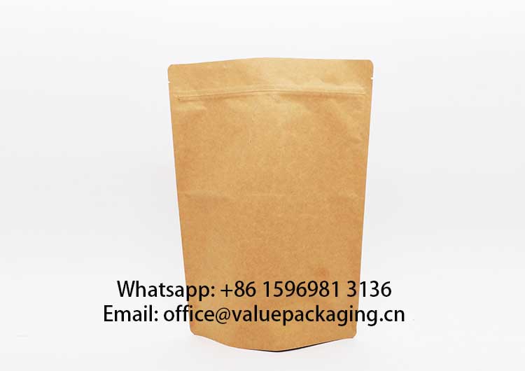 1kg coffee beans kraft paper standing bag