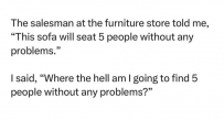 2406 This sofa will seat 5 people without any problems