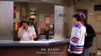 S01E04 (on phone) Hold on.(To Chandler) Fill these out