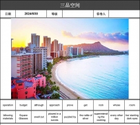 英语讲故事2024-06-30 Tall buildings besides the sea in Miami