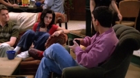 S01E03 Chandler and Joey's, Chandler is helping Joey rehearse for a part