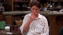 S01E03 Chandler happily starts to smoke,undisturbed