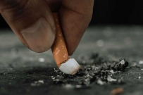 2408 Stub the cigarette out