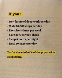 Keep going