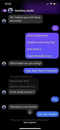 2406 All I need is your full name and bank