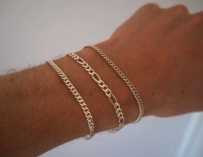 2507 sterling silver wrist chain