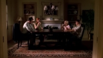 S01E07 Bree, Rex, Andrew, and Danielle sit at the dining room table