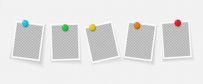 2507 Photo frames pinned with magnet